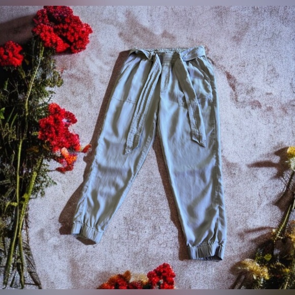 ABERCROMBIE & FITCH | Belted Utility Joggers NWT Size M Cotton - Picture 2 of 12